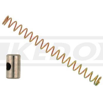 Spring and Bolt for Brake Linkage, OEM Reference # 90249-12008 + 90501-10245 (replaces item 10079 + 21144)