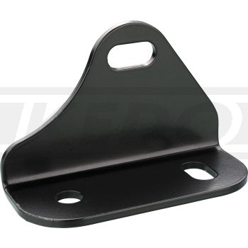 Stainless Steel Silencer Bracket, black coated, simplified design, replaces 1E6-14781-00