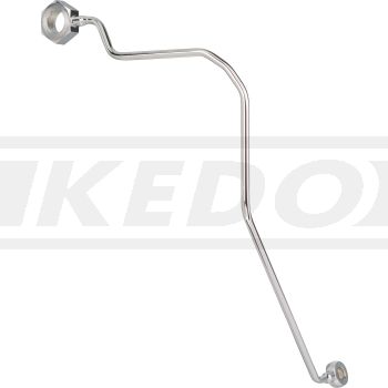 Oil Line (Engine to Exhaust Valve), Chrome Plated (replaces , OEM # 583-13161-00, 33Y-13161-01)