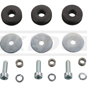 XT500 Mounting Kit for Aluminium Chain Guard, complete,