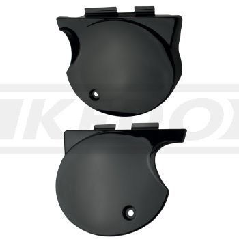 Side Cover Set, Left & Right, Black (TT- Shape, Fits Models WITHOUT Combustion Chamber ONLY), WITHOUT Lock at Left Side, Decals see: 21070,21071