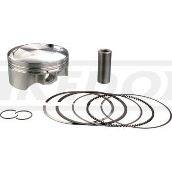 Kit piston BigBore CP-Carrillo 93.00mm 11:1, complet avec segments, axe et clips (nécessite la chemise art. 50237)