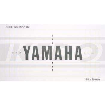 Pochoir 12.5x3cm YAMAHA, pièce