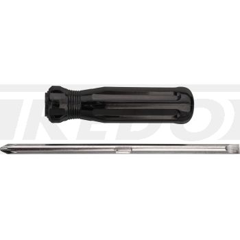 2in1 Convertible Screwdriver (Phillips/Slotted) with plastic handle, size approx. 150/22mm