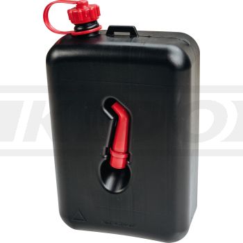 2l Jerry Can, plastic, black, 27x15x8cm, 100% proof (Hünersdorff)