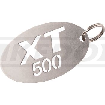 Schlüsselanhänger mit XT500-Logo, Edelstahl