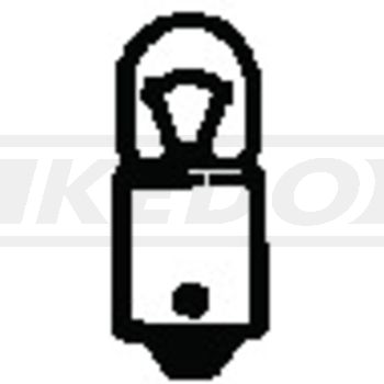 12V Kugel-Glühlampe 2W BA9S, Osram, mit deutscher Zulassung #K5632