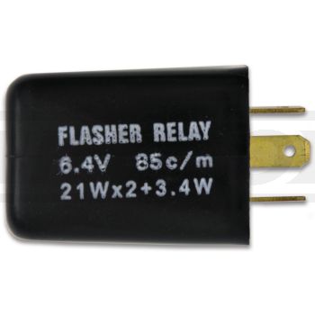 Flasher Relay, 6V/21W, 3 pin, electronic, load independent