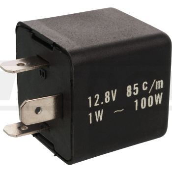 Blinkrelais 12V, elektronisch (3polig) lastunabhängig/geeignet für Warnblinker, 1-100W