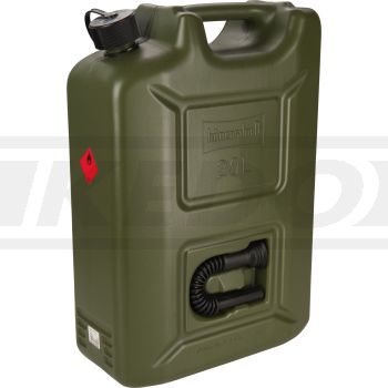 20l Jerry Can 'Profi', incl. spout, suitable for E10 fuel (Hünersdorff), suitable for petrol nozzles