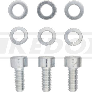 M5 Allen Screws for Air Box Lid, Set of 3 incl. Washers and Spring Rings