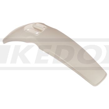 Replica Front Fender 'Clean White' (with Standard Mounting Holes)(OEM Reference# 583-21511-00)