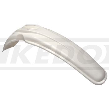 Replica Front Fender 'Clean White' (with Standard Mounting Holes), OEM Reference # 3H6-21511-00