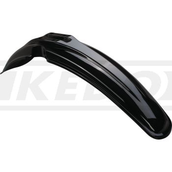 Replica Front Fender, Black (with standard mounting holes)