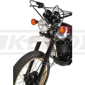 Front Fender & Adapter Kit '79to80', Complete Kit Containing White Front Fender + Mounting Material