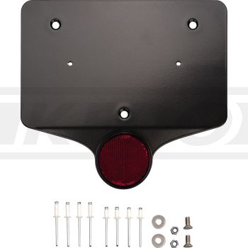Support De Plaque D'immatriculation Universel En Acier Inoxydable - Keenso - Facile à Installer, Solide Et Résistant à La Rouille