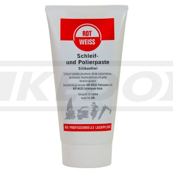 ROT-WEISS Schleif- & Polierpaste, 150ml (Nachbehandlung nach 50265, vor der Politur mit 50266 einsetzen)