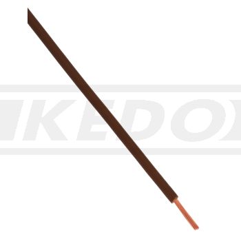 Cable électrique, 1 mètre 0.75mm², marron