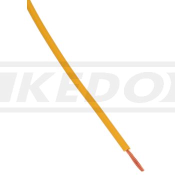 Cable, 1 Metre, 0.75sq.mm, Yellow