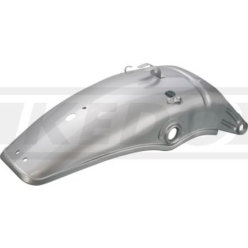 Replica Rear Fender 'Crystal Silver', painted OEM steel fender, OEM reference no. 1E6-21610-01-20