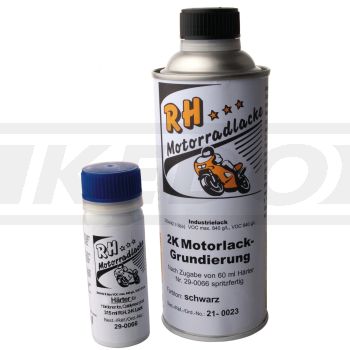 Apprêt 2 composants pour peinture moteur, noir, durcisseur inclus, 375ml