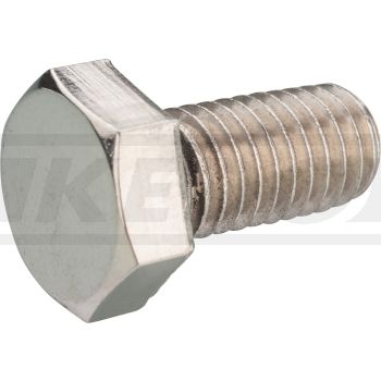 M8x16 Hexagon Head Screw, polished stainless steel with smooth head, optically matching Art. 10046CR, if used on the right side of the vehicle