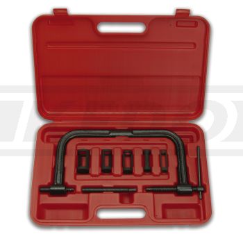 Valve Spring Compressor Tool, 16-30mm, Throat Depth 130mm, incl. Case