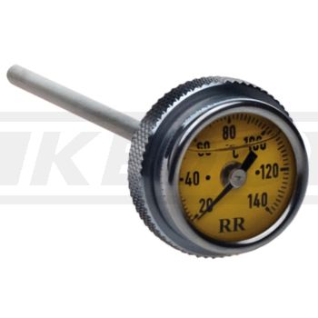 RR Oil Dipstick Thermometer RR34 with YELLOW Clock-Face