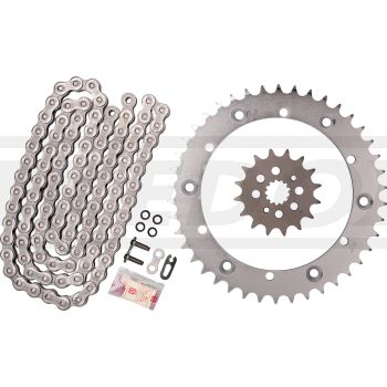 X-Ring Chain Kit 16/42 (100Links) DID 520VX3, Open Type with Clip Chain Joint, Black