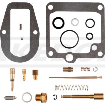 Kit de réfection carburateur KEDO, (gicl. princ. #230, gicl. ralenti #25)