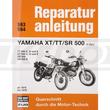 Service Manual (German), XT/TT/SR500 1975-1979, Publisher Bucheli, Volume 22881, reprint of 9th edition from 1986, ISBN 978-3-7168-1427-7