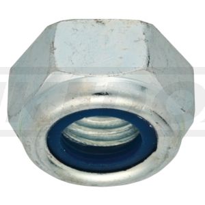 M10x1,5 Self-Locking Nut, Zinc-Coated, A/F17, narrow shape DIN 985