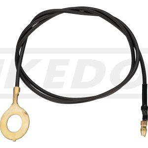 Ground Lead (L=610mm/Eyelet 10mm/Male Japan Bullet Connector/OEM 3FU-83364-00)