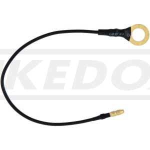 Massekabel (L=220mm/Öse 10mm/Japan-Stecker)