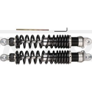 YSS Rear TwinShocks, incl. rebound adjustment, 1 pair, length 370mm, Vehicle Type Approval for Type 1U
