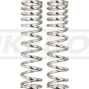 YSS Replacement/Tuning Spring for 370mm Rear Shocks, 1 pair, chrome, recommended for load/driver's weight 70kg and less (Vehicle Type Approval)