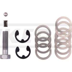 Kickstarter Small Part Set (spring, ball, OEM bolt, 2x clip, 10 washers (6x 0.1, 2x 0.5, 2x 1mm))