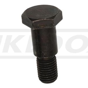 Bolzen Seitenständer, für 12mm Rahmenbohrung, M10x1.25-Gewinde, ohne Querbohrung, passende Mutter siehe Art. 28269, OEM-Nr. 90109-103A1