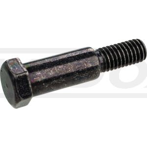 Bolzen für Handbremshebel, Gewinde M6, Bund 17.5mm, Gewindelänge 13.8mm, Gesamtlänge 31.3mm