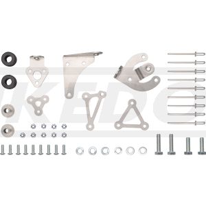 Befestigungs-Set für Luftfilterkasten Art. 28621 (Haltebleche außen/innen, Gummidämpfer, Schrauben, etc.)