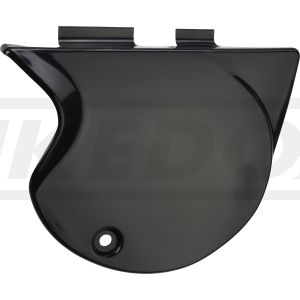 Replica Side Cover, Black, RH, shape like TT500, therefore suitable for exhaust WITHOUT expansion chamber ONLY (without Decal)