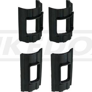 Rubber Set for Headlamp Bracket, complete inside/outside, right/left, 4 pieces (for OEM headlamp brackets), OEM Reference # 1N5-23138-00, 1H5-23137-00