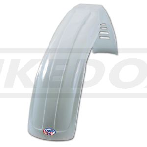 Front Fender Vintage 'Cross', White (with Venting)