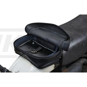 Replika-Hecktasche, zweilagiges Kunstleder, 2-Wege-Reißverschluss, Alu-Grundplatte mit div. Bohrmustern, OEM Vergleichs-Nr. 5Y1-24850-00