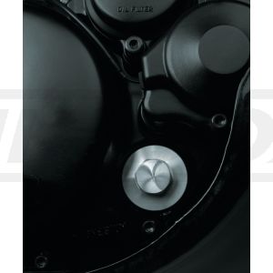 Ignition Inspection Cover / Plug (improved series 2023 with new natural anodised aluminium coating)