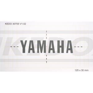 Stencil 12,5x3cm 'YAMAHA'-Logo, 1 Piece