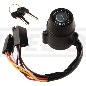 Replica Ignition Switch (4 Positions, 1:1 Wiring Fitting Damper see 32999), OEM Reference # 2A8-82508-80, fits wiring loom 40078-18