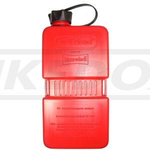1.5L Kanister Hünersdorff Fuelfriend, rot, zapfpistolentauglich, für Benzin / Öl, Befestigungslaschen für Spanngurte, Abm. inkl. Verschluss: 280x121x67mm