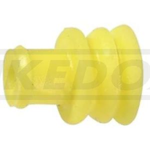 Rubber Cable Seal, Yellow, Suitable for Cable Diameters (Outer) from 1.8-2.4 mm (Complies to our 0.75sq.mm Cords)