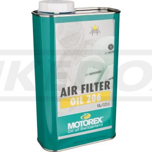 Luftfilteröl 1000ml Dose, zum Benetzen von Schaumstoff-/Metallgewebefilter, sehr klebrig, für Straßen- und Offroad-Einsatz